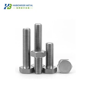 Śruby z łbem sześciokątnym